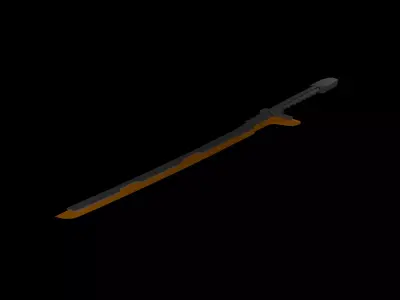 Project Yasuo Sword-League Of Legends Low-poly 3D model