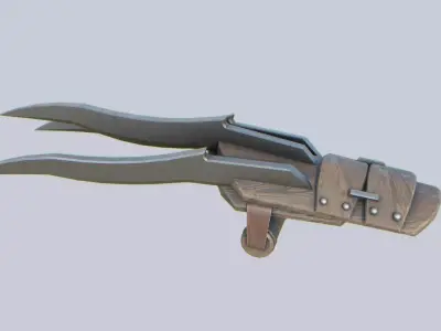Claw weapon Low-poly 3D model