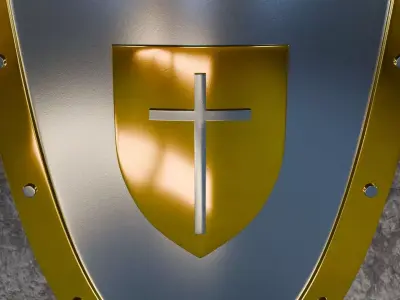Medieval Metal Sword and Shield Pack - Game and Cinematic