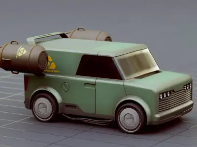 SV-600 RIGGED 3D model