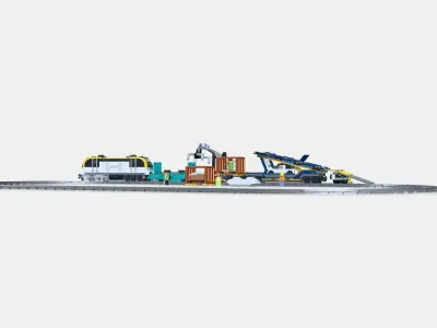 LEGO City Freight trains 3D model