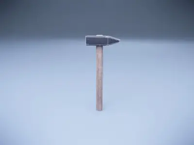 Hammer Low-poly 3D model