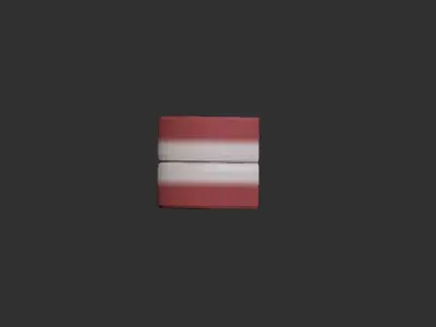 very simple stylized teeth Free low-poly 3D model