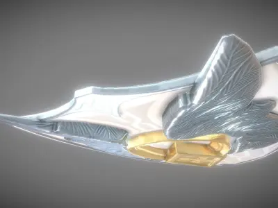 Holy Shield Low-poly 3D model purchase