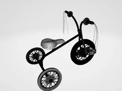 Children Bicycle  3D model purchase