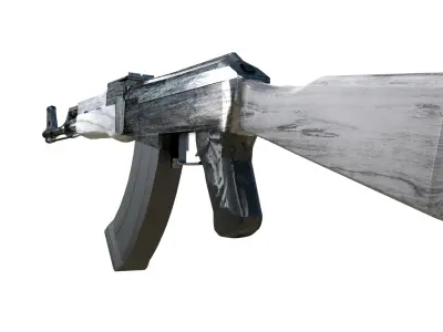 AK47-3D Model - Game Ready  Low-poly 3D model