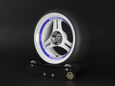 ADVAN RA3-DT Low-poly 3D model