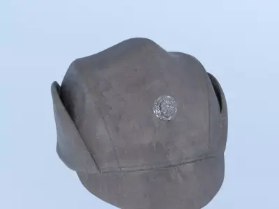Officer Uniform cap 3D model