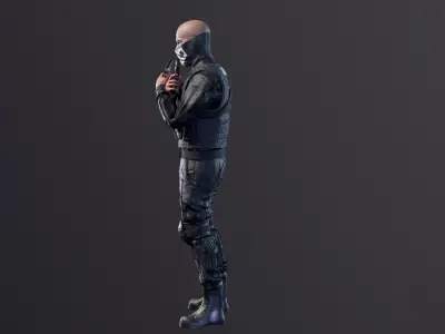 SWAT Seals Low-poly 3D model