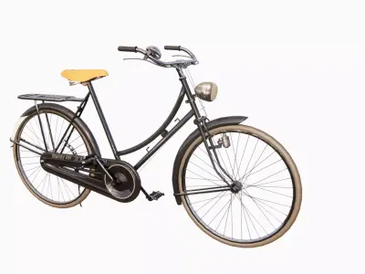 bycicle old bike retro 3D model