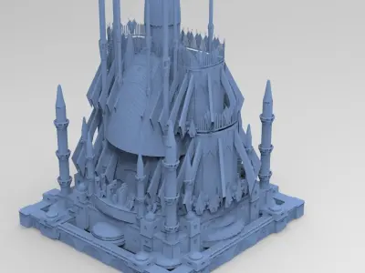 Dungeon of Cathedral of the Depths 4 3D model