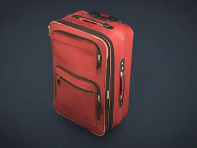 Suitcase Low-poly 3D model buy