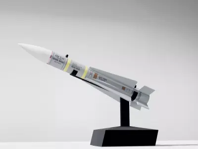 AIM-54 AIR  MISSILE Free low-poly 3D model