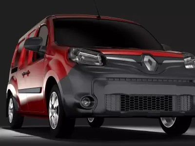 Renault Kangoo Maxi Van 2017 L3 2017 3D model