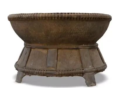 bamboo basket 3D model by Navi14