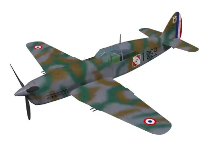 Caudron CR714 3D model