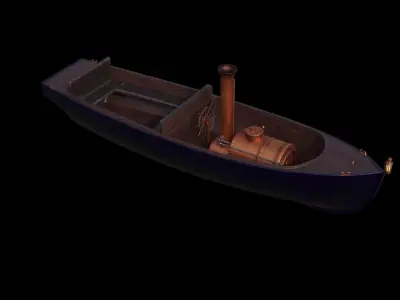 Old Boat  3D model