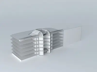 Panoramic Elevators Commercial Centre Free 3D model