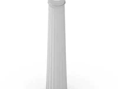 Greek Doric Column  Real Scale 3D Printable Model 3D print model