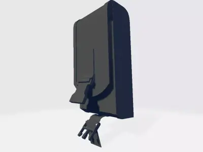 Plexus Big Left Pouche Bag Low-poly 3D model