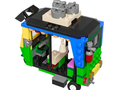 Lego Tuk Tuk 3D model purchase