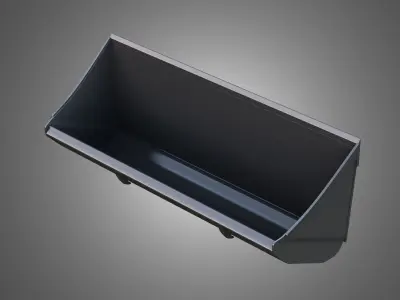 Loader KL80-8T  with Universal Bucket - Front Loader 3D model