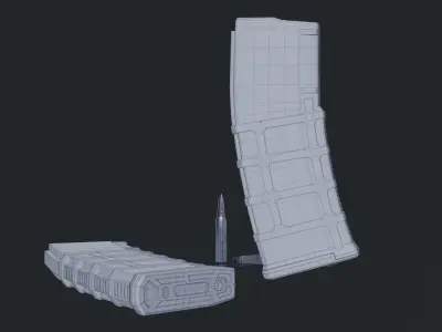 PMAG30 AR GEN M3 556 magazine  3D model