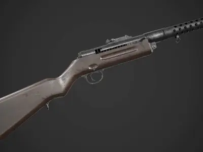 Schmeisser MP-28 Rifle AAA Game Ready Weapon FPS Asset Low-poly 3D model purchase