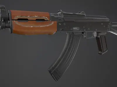 AKSU-74 Malyy Low-poly 3D model