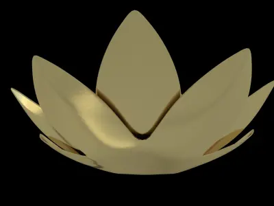 candlestick 3D model