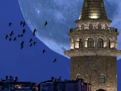 Galata Tower  3D model