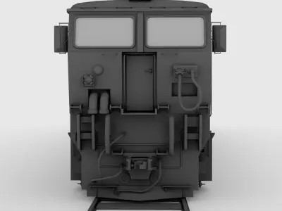Class 9E Electric Locomotive 3D model