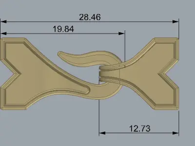 original bracelet 3D print model