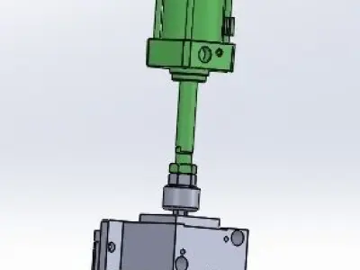 pneumatic clamp 3D model