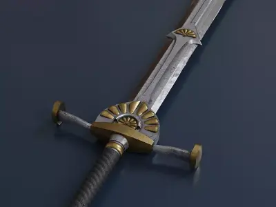 Fantasy Combat Knife 2 3D model