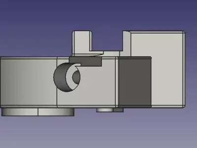 BRACKET PENUNTUN RODA GIGI Free 3D print model