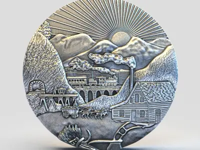  Nevada Seal 3D print model