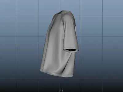simple t shirt Free 3D model