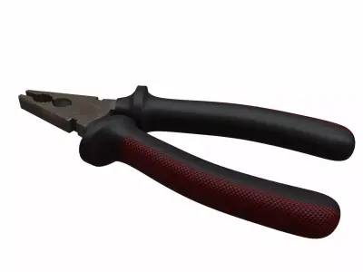 3D Combination Pliers 3D model