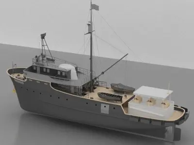 Fishing Vesse 3D model