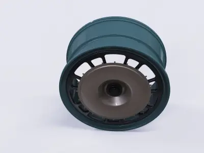Rims aero green 3D model