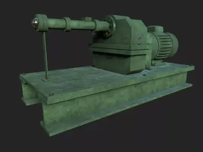 Rubber Extruder Low-poly 3D model