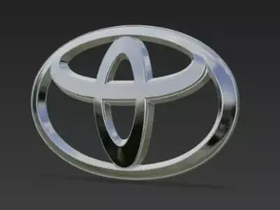 Toyota 3D Logo Model 3D model