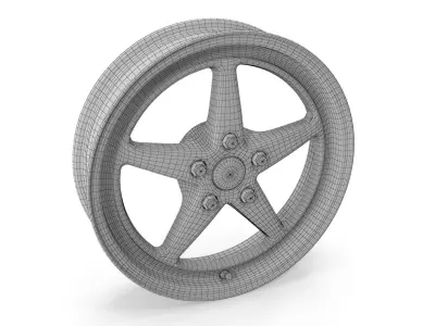 JMS Avenger Series Race Front Diamond Cut 3D model