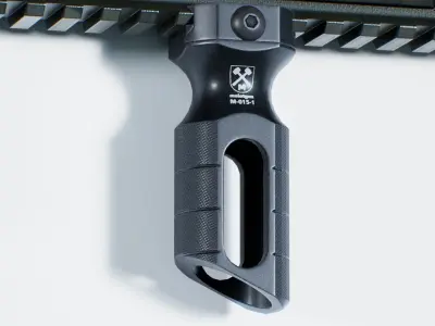 Vertical Grip Molotgun M-015-2 Low-poly 3D model