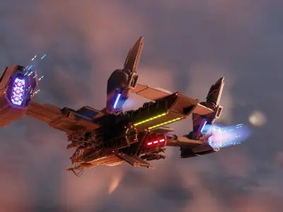 Fighter jet 3D model