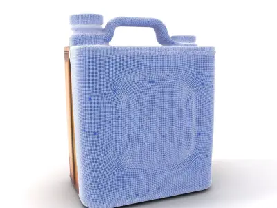 Rustic Fuel Canister model pack Low-poly 3D model