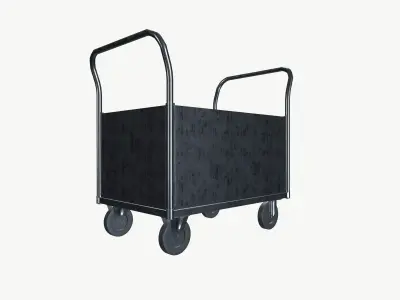 Table Hand Truck or Dolly Low-poly 3D model
