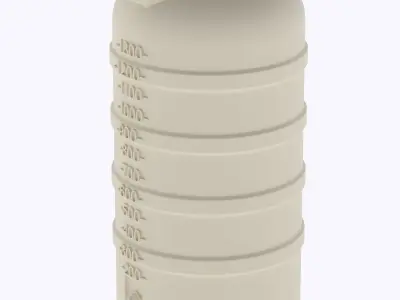 HO Water tank storage train model 3D print model