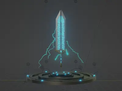 Blade Of Thunder 3D model